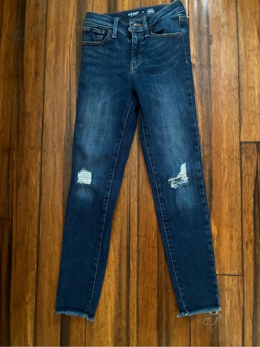 Old Navy Indigo Ripped Women's Skinny Jeans